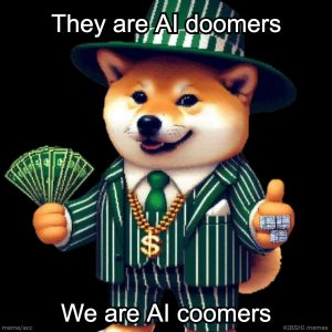 AI doomers meme