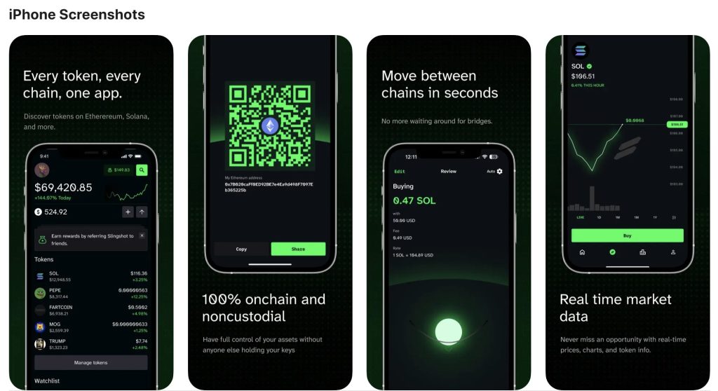slingshot memecoins wallet for memecoins