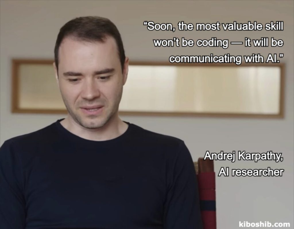 andrej karpathy talking about AI