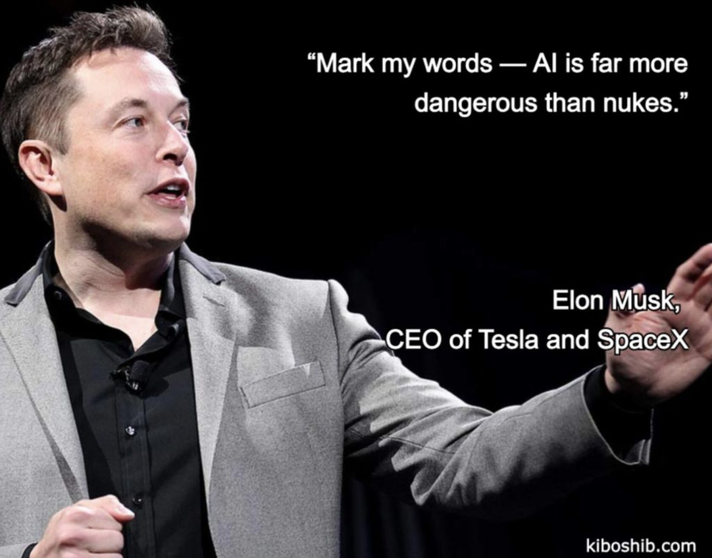 Elon Musk talks about AI