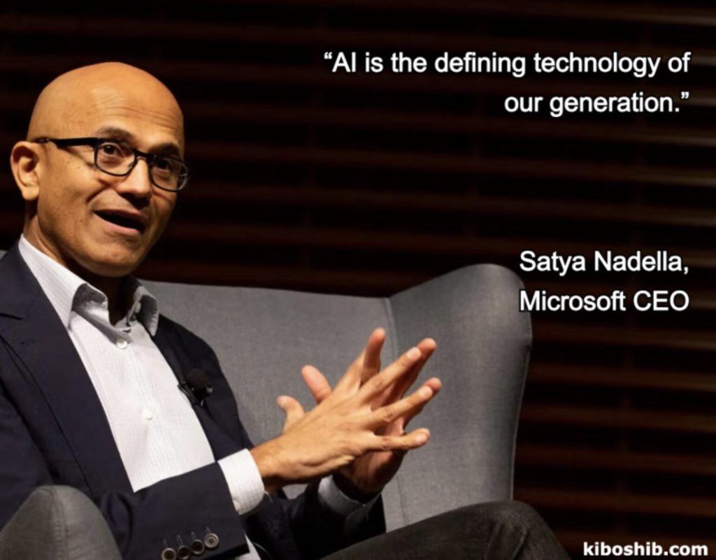 satya microsoft about ai