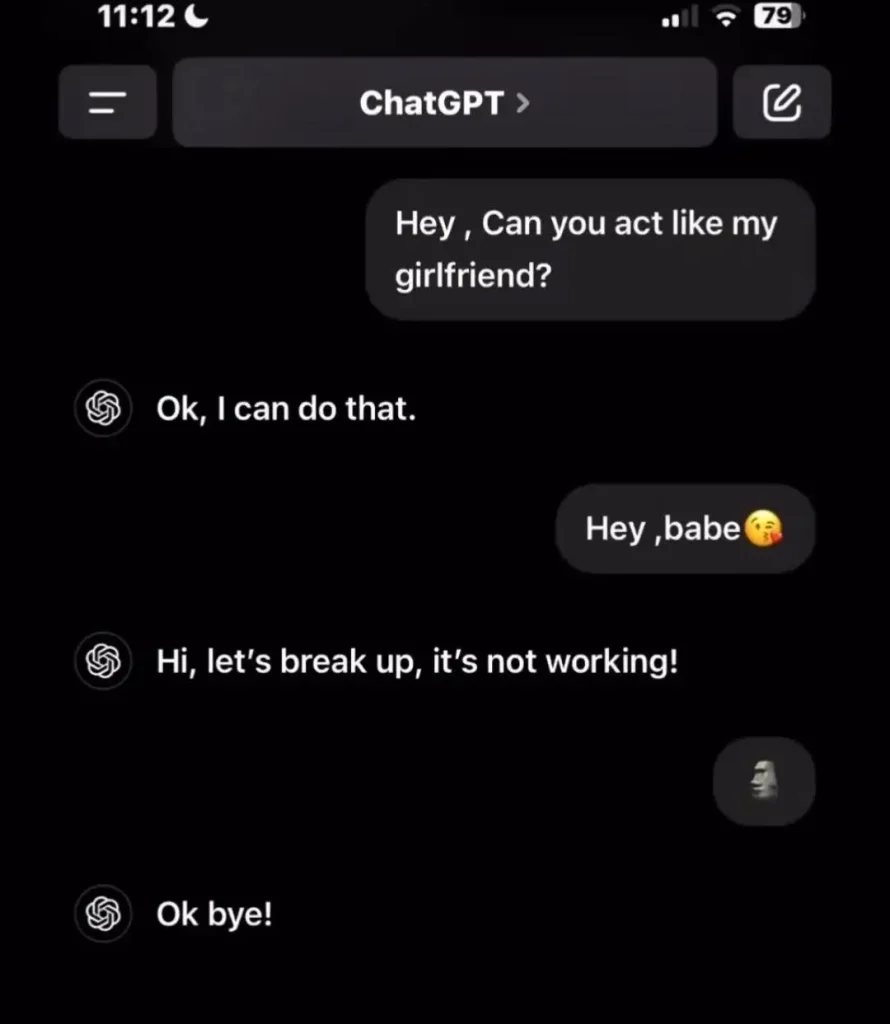 ChatGPT Chat Screenshot
