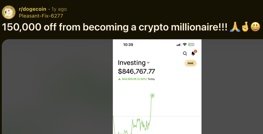 doge millionaire