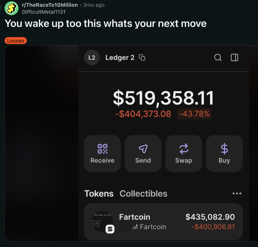 fartcoin millionaire